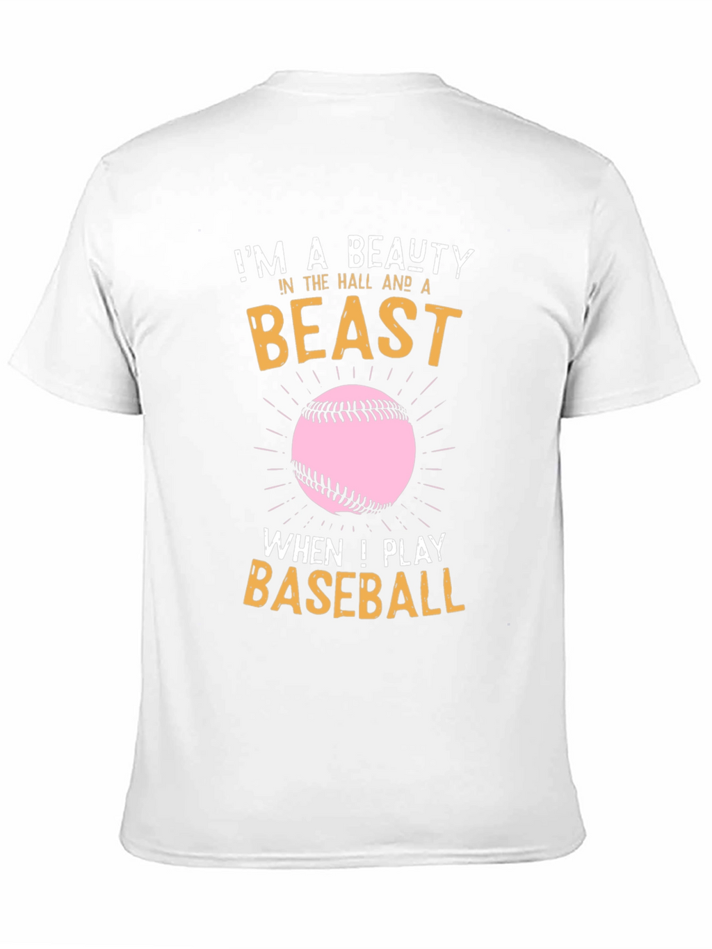 Beauty & Beast Baseball Graphic Tee