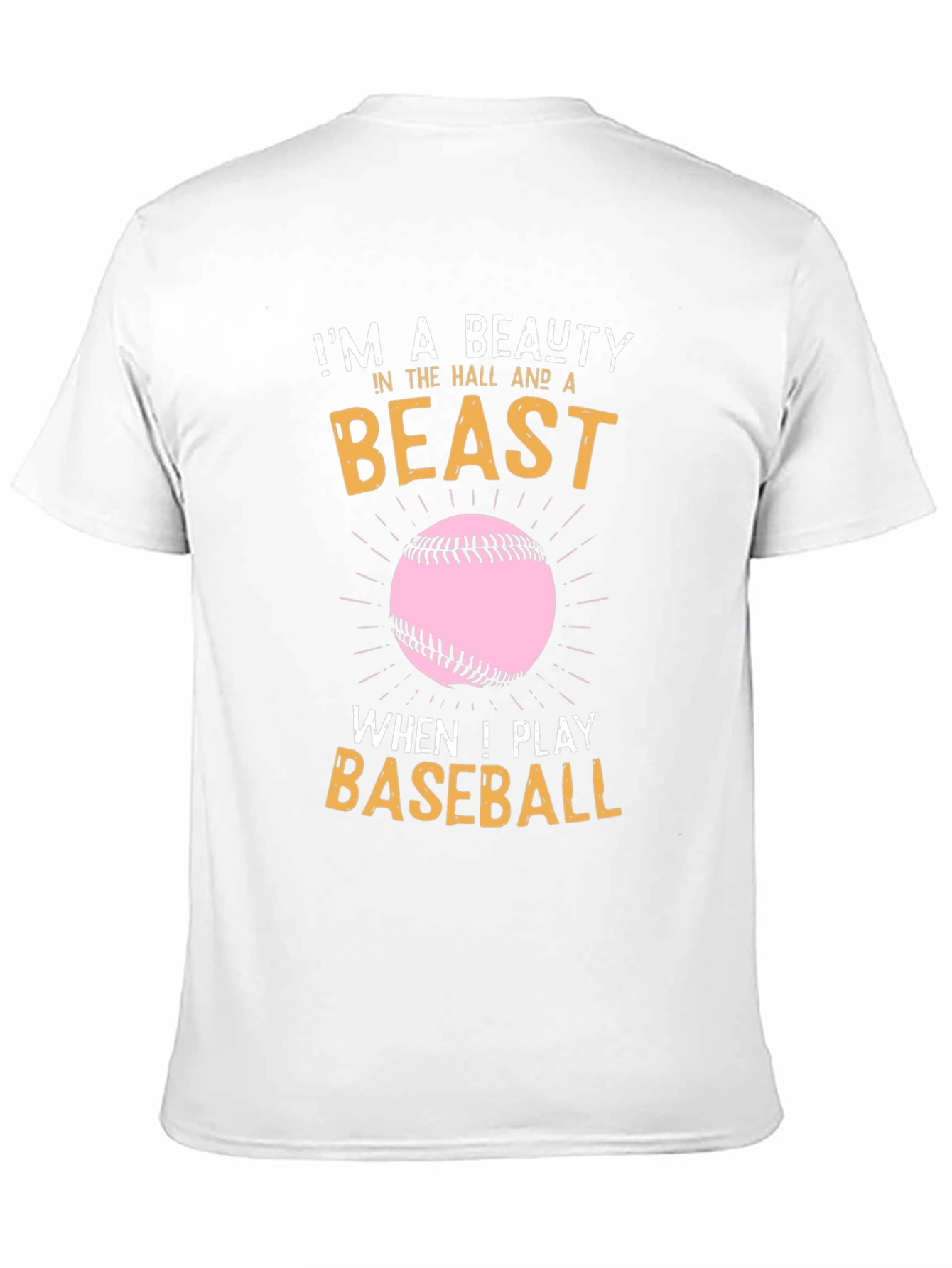 Beauty & Beast Baseball Graphic Tee