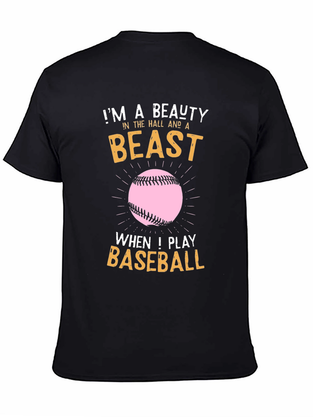 Beauty & Beast Baseball Graphic Tee
