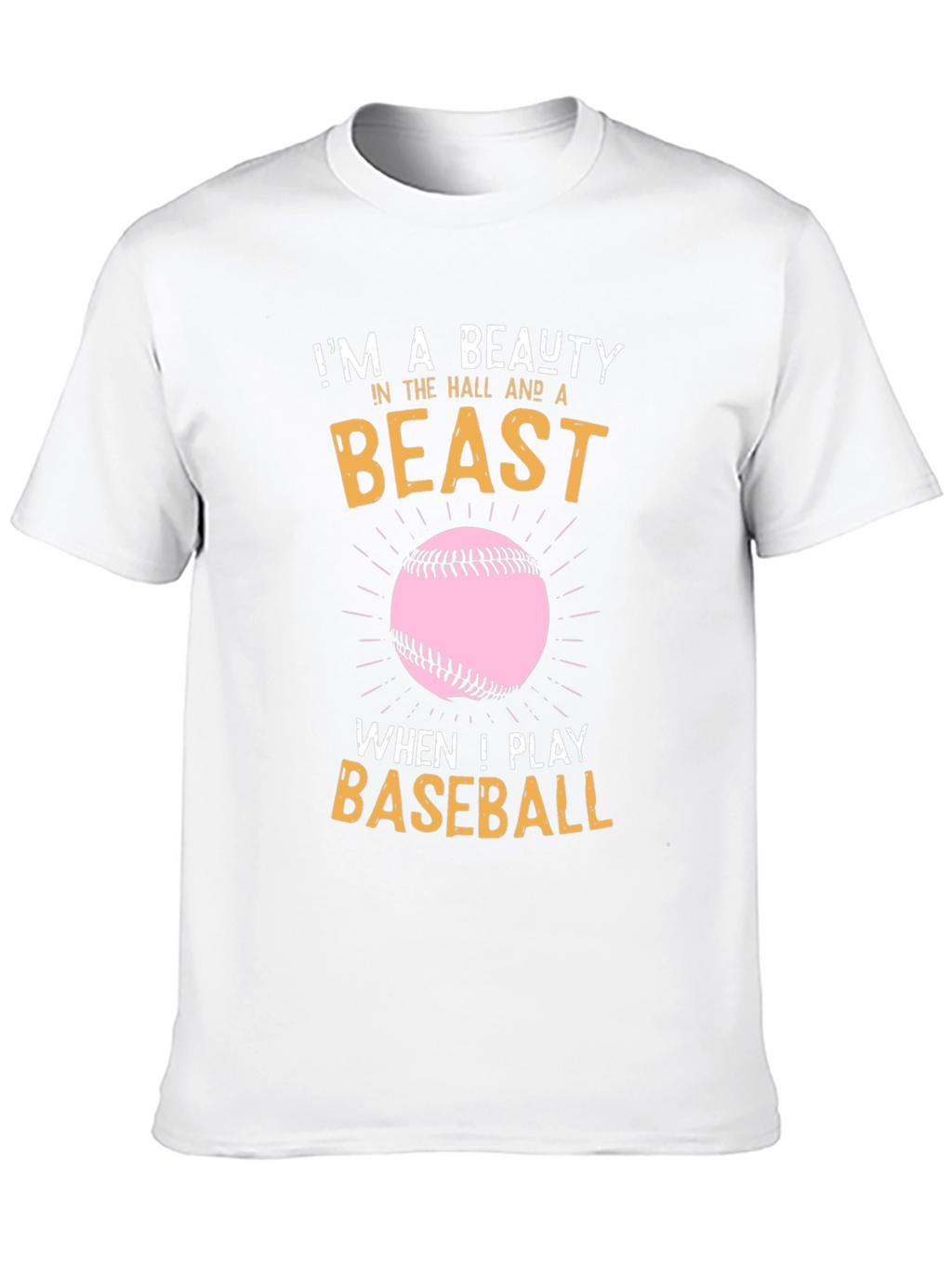 Beauty & Beast Baseball Graphic Tee