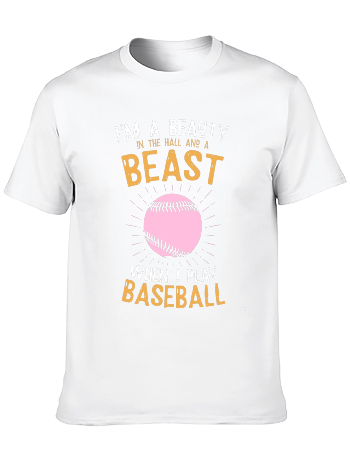 Beauty & Beast Baseball Graphic Tee