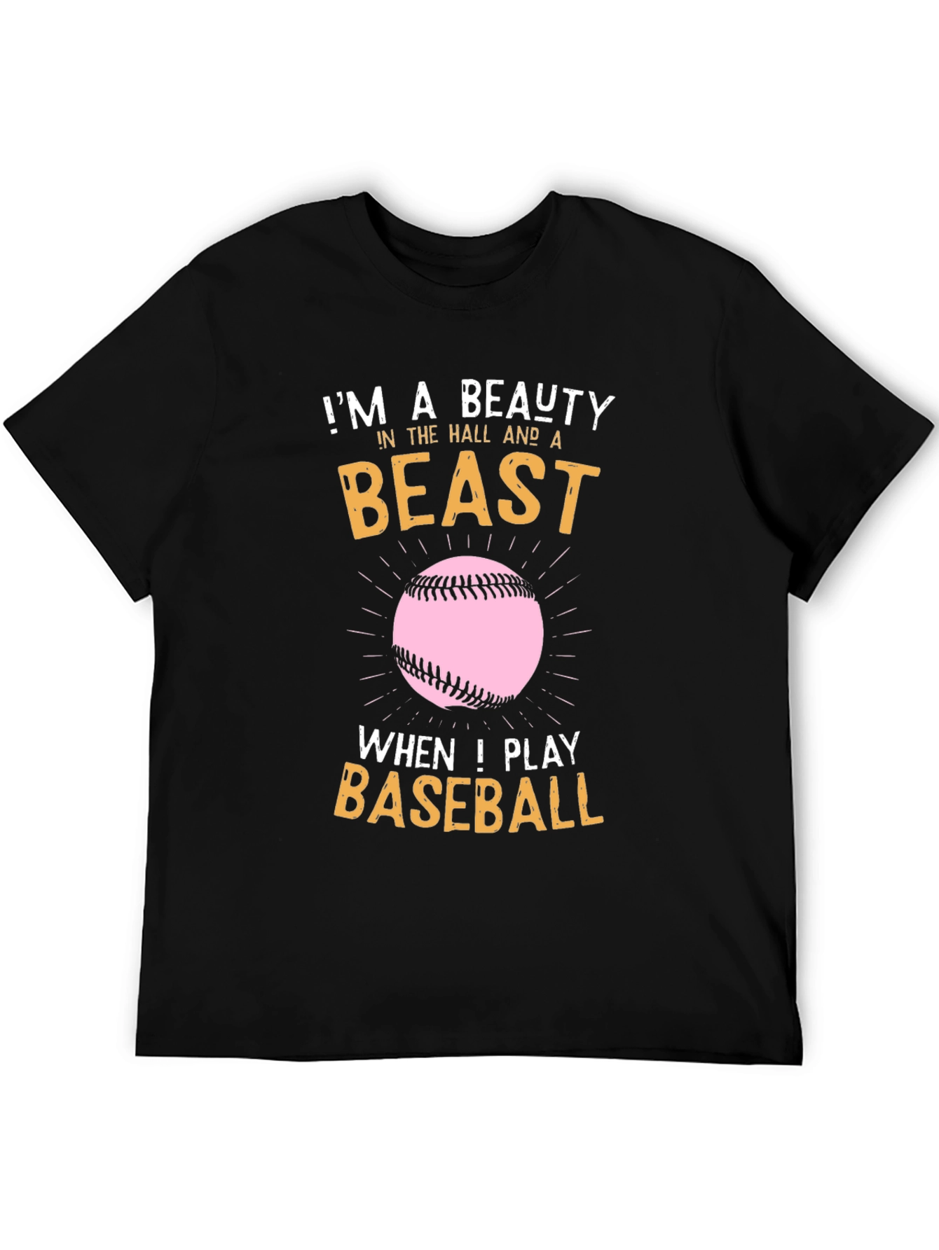 Beauty & Beast Baseball Graphic Tee