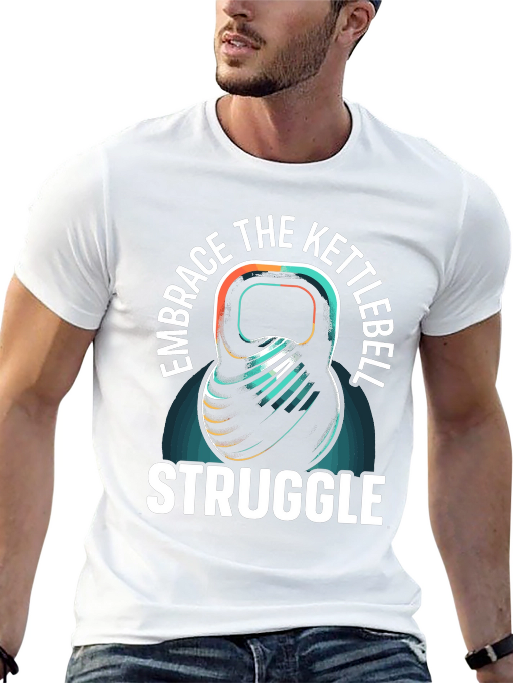 Embrace the Kettlebell Struggle T-Shirt