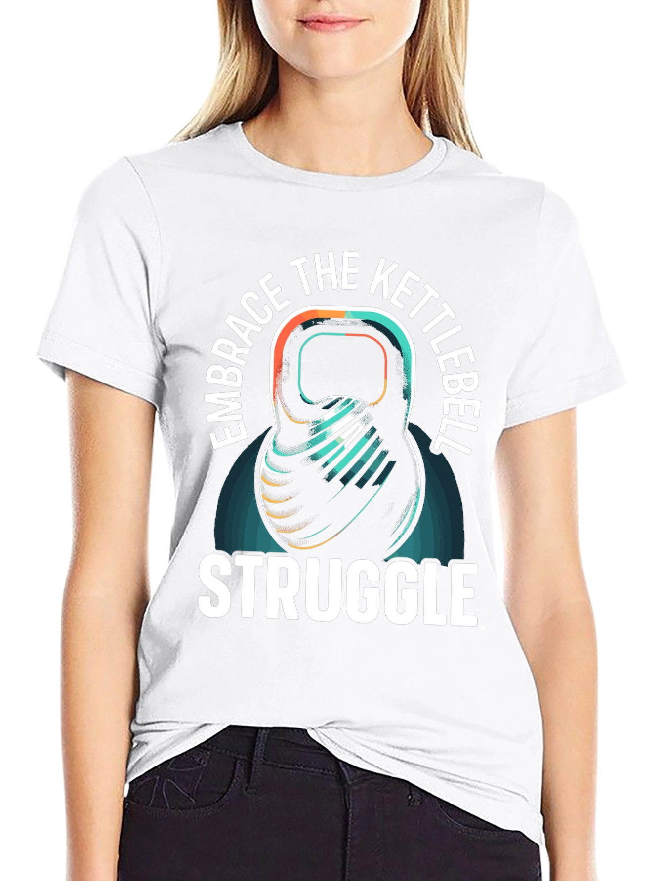Embrace the Kettlebell Struggle T-Shirt