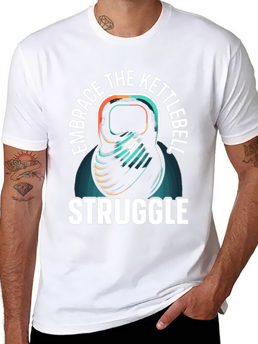 Embrace the Kettlebell Struggle T-Shirt