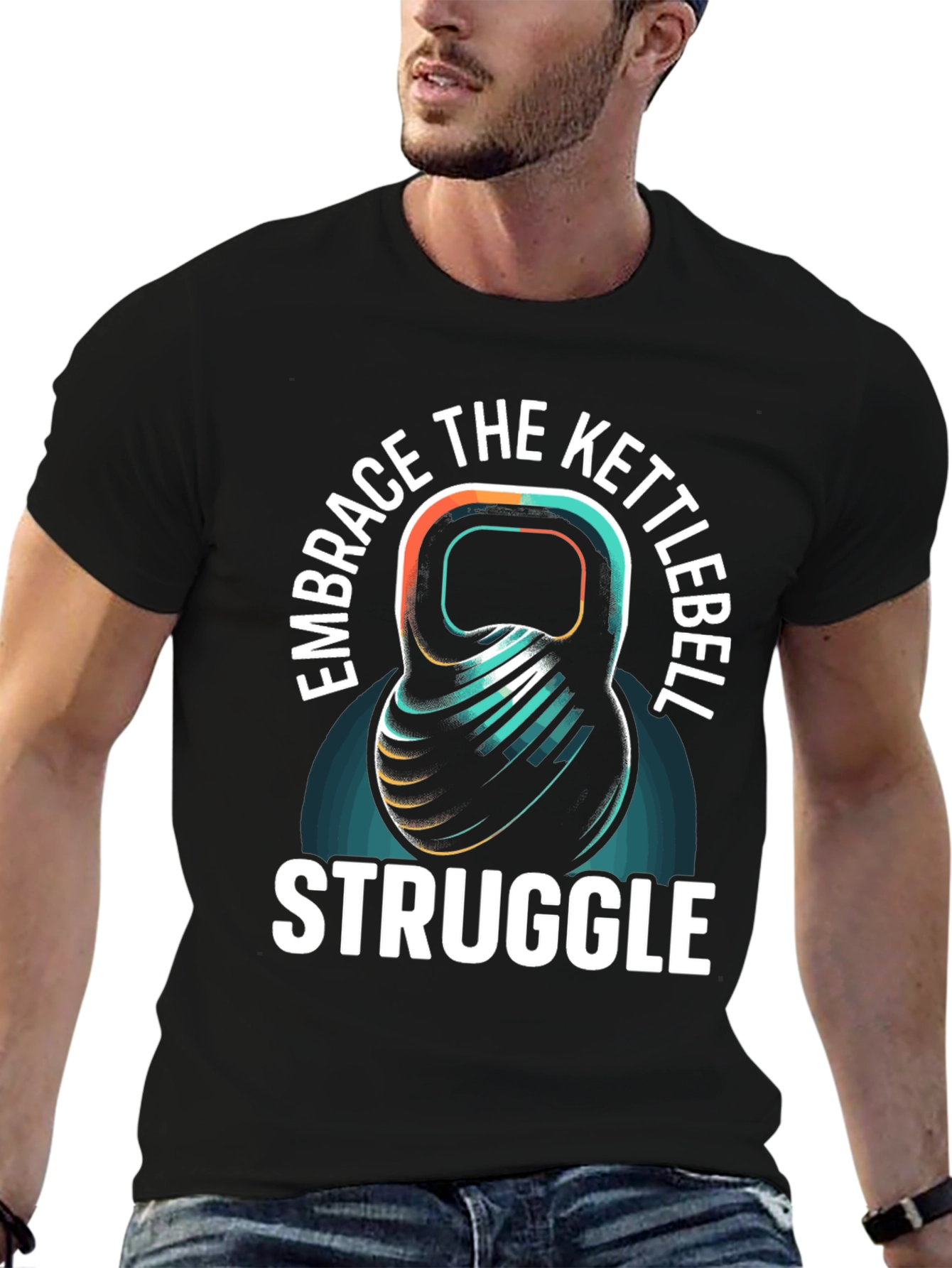 Embrace the Kettlebell Struggle T-Shirt