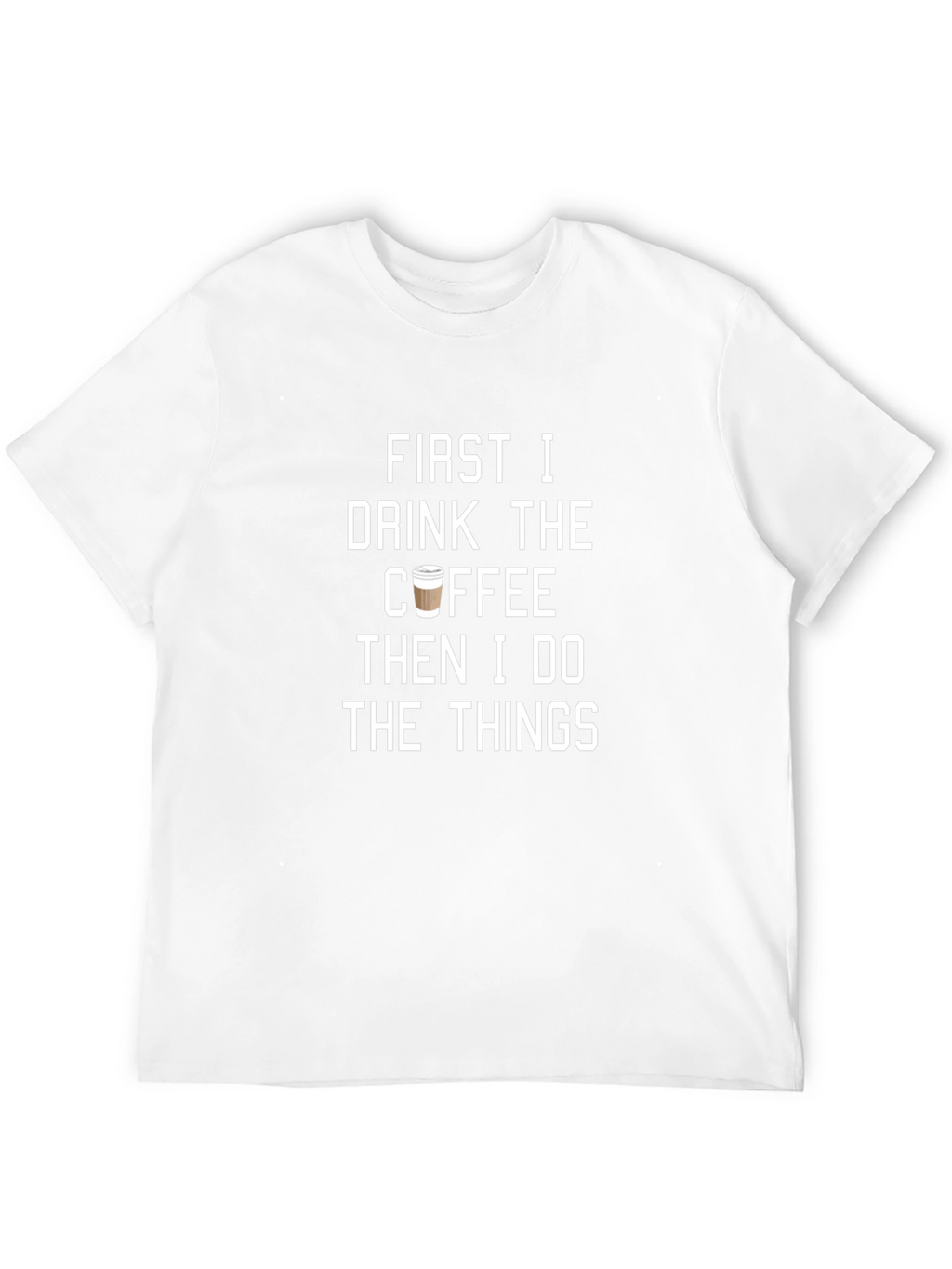 Coffee Then Things Black Graphic Tee
