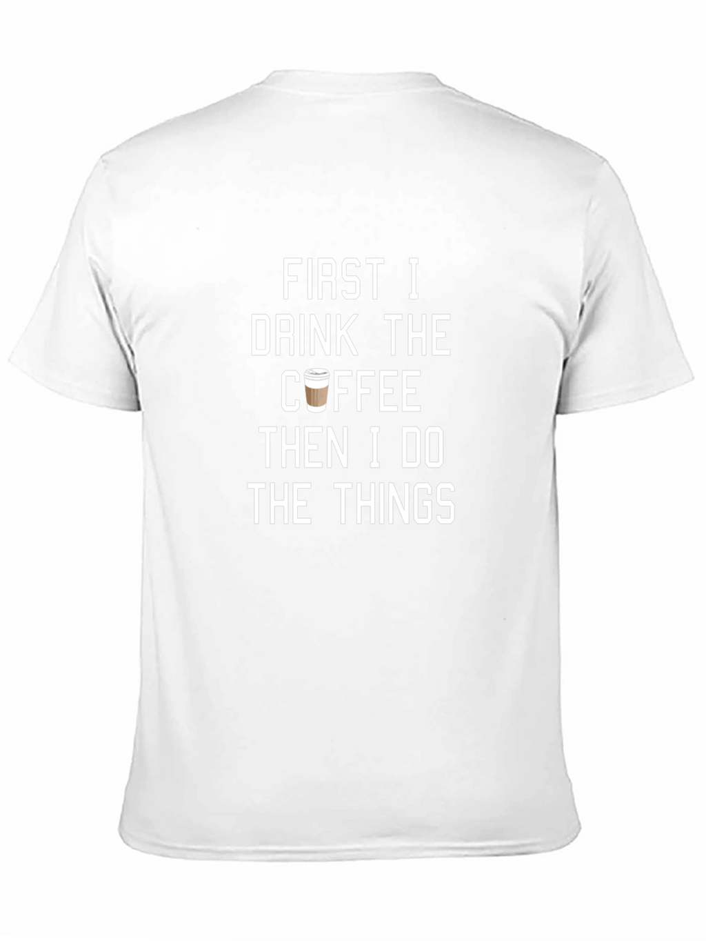 Coffee Then Things Black Graphic Tee