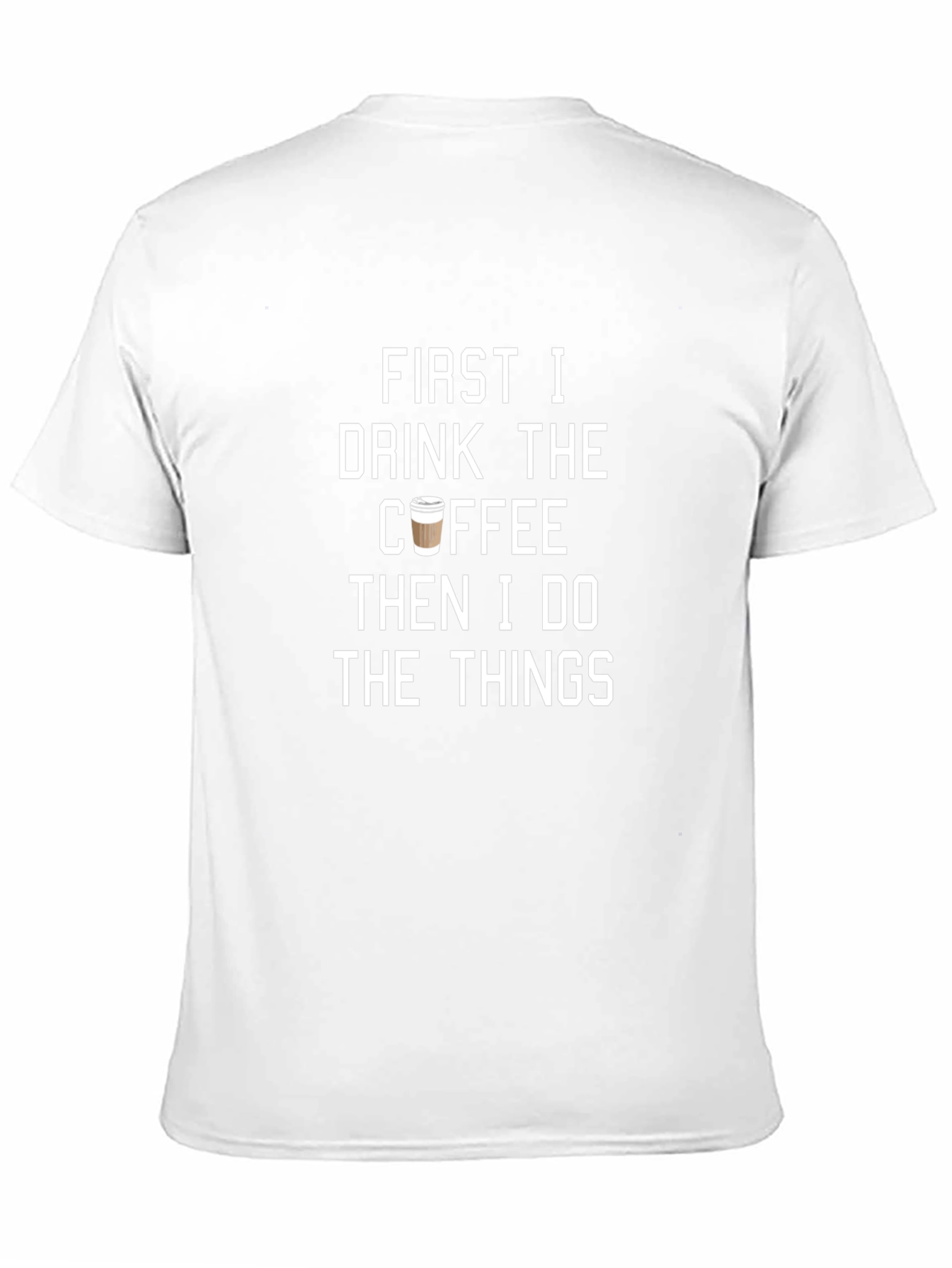 Coffee Then Things Black Graphic Tee