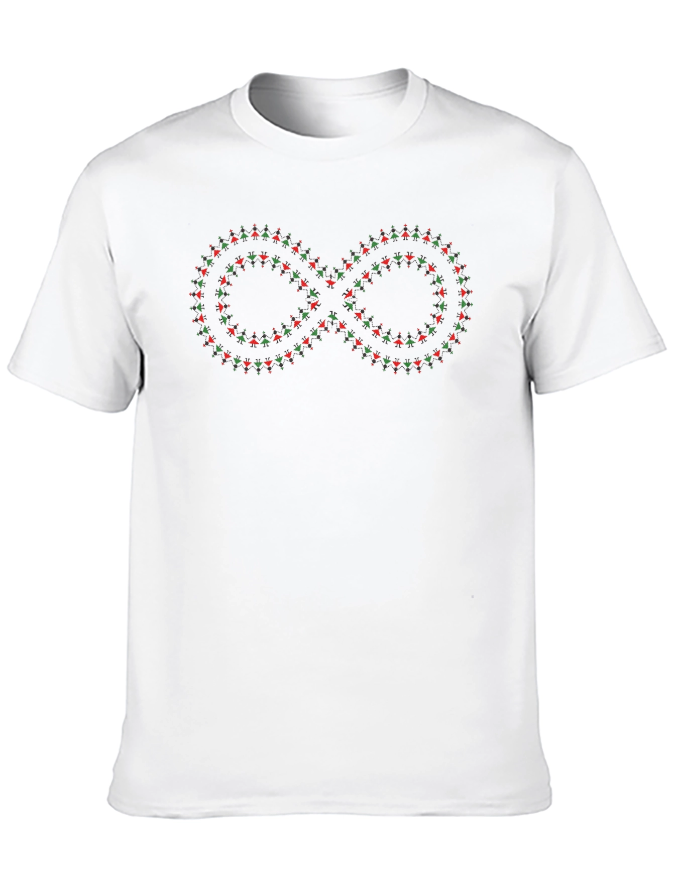 Infinity Symbol Graphic Black T-Shirt
