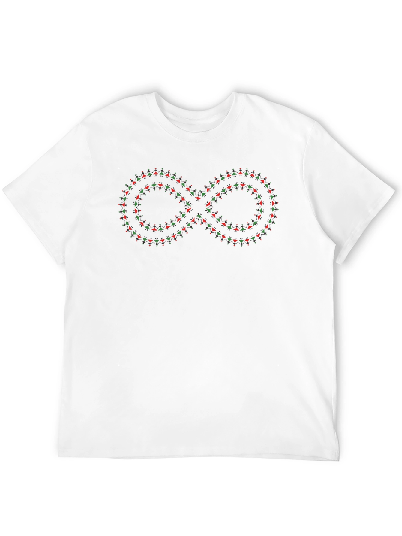 Infinity Symbol Graphic Black T-Shirt