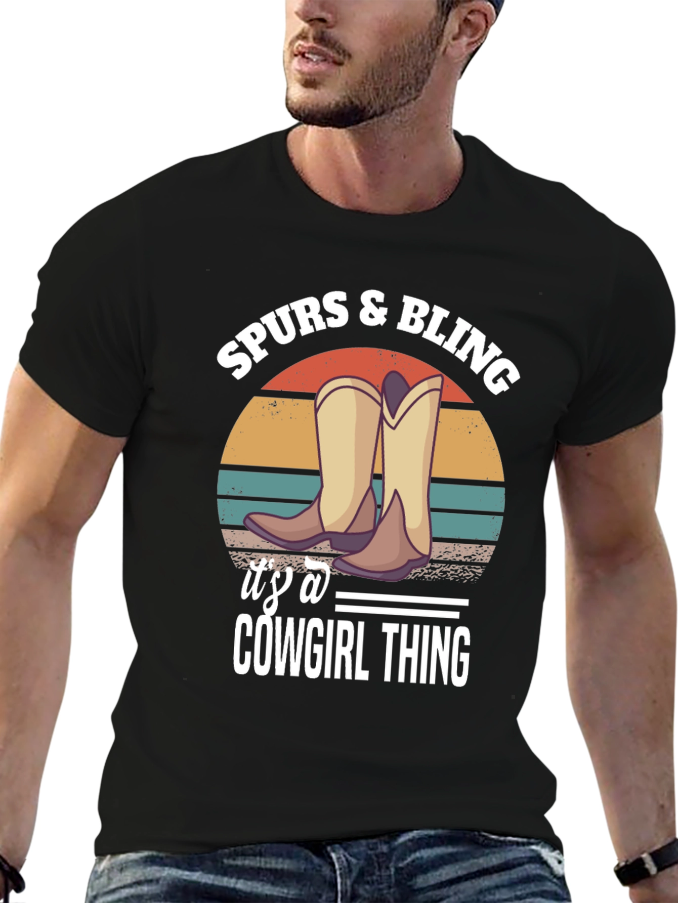 Spurs & Bling Cowgirl T-Shirt: Western Style