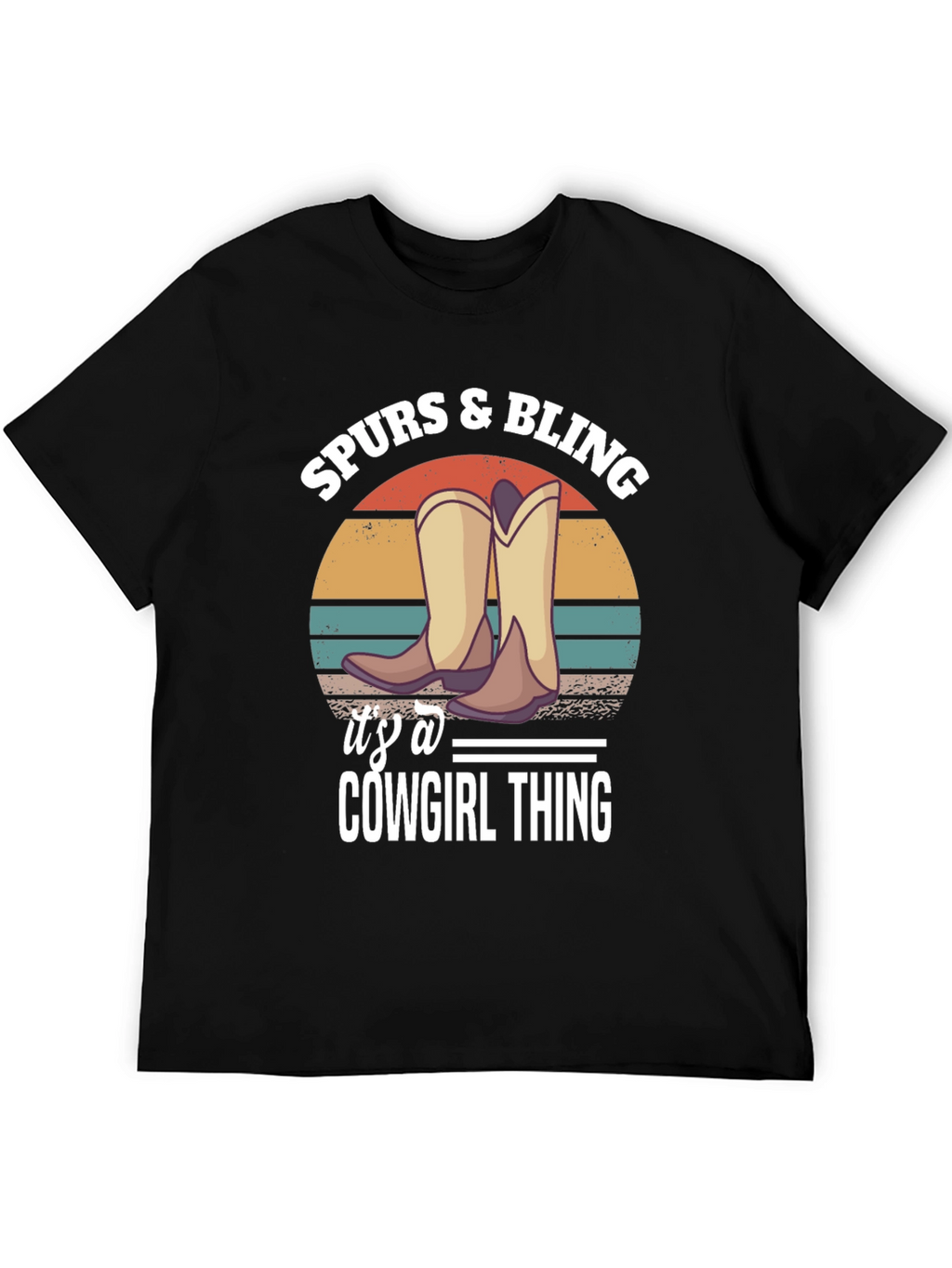 Spurs & Bling Cowgirl T-Shirt: Western Style