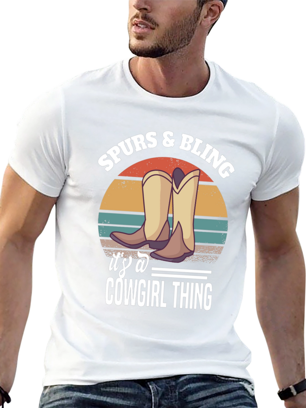 Spurs & Bling Cowgirl T-Shirt: Western Style