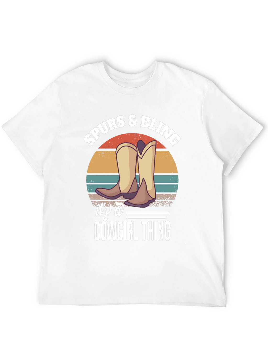 Spurs & Bling Cowgirl T-Shirt: Western Style