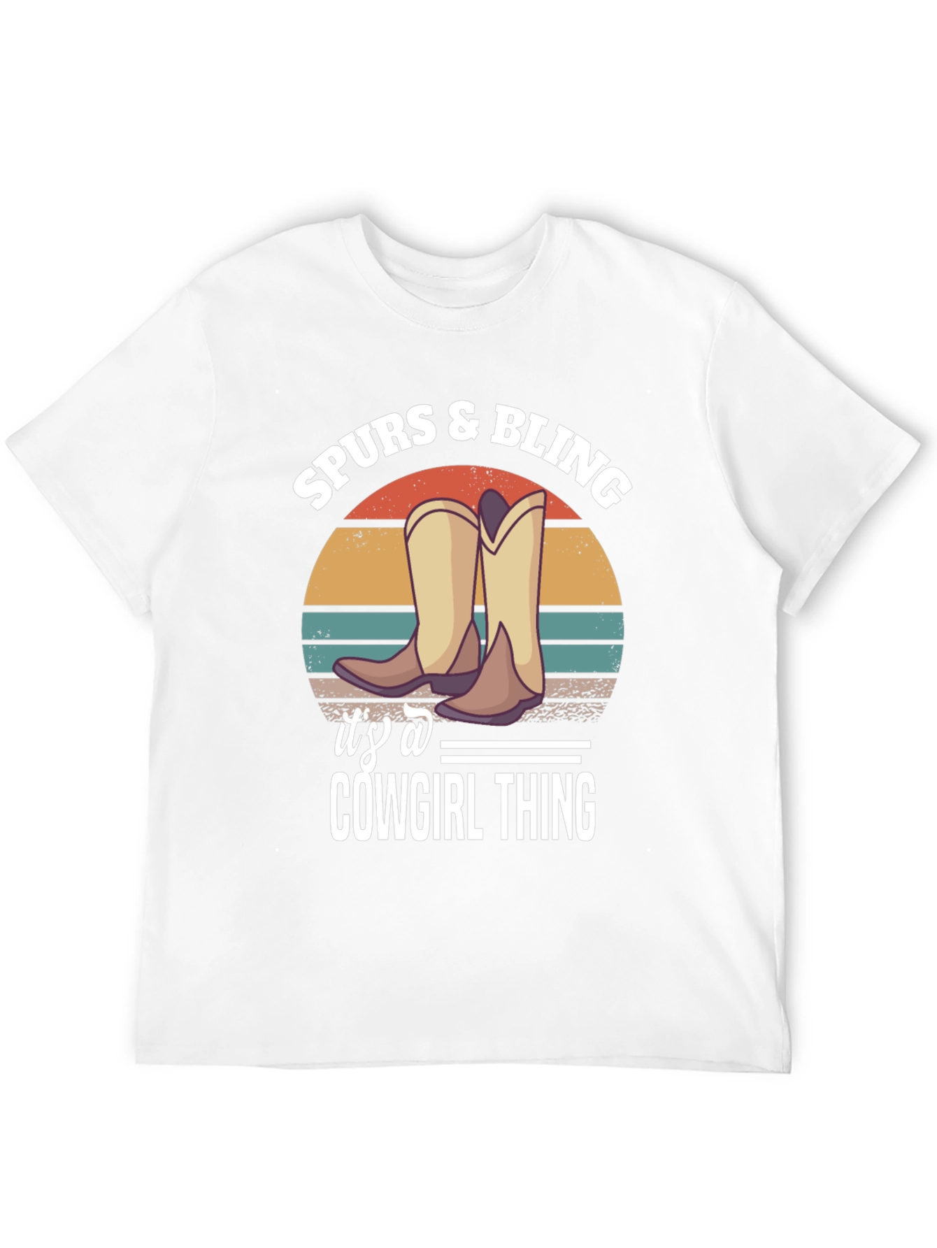 Spurs & Bling Cowgirl T-Shirt: Western Style