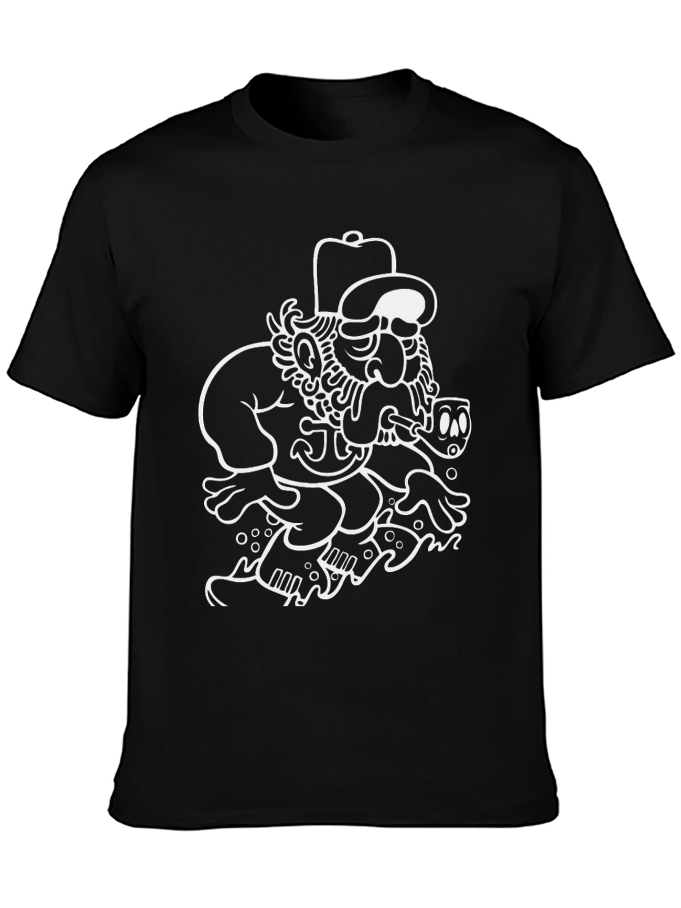 Nautical Sailor Cartoon Graphic T-Shirt