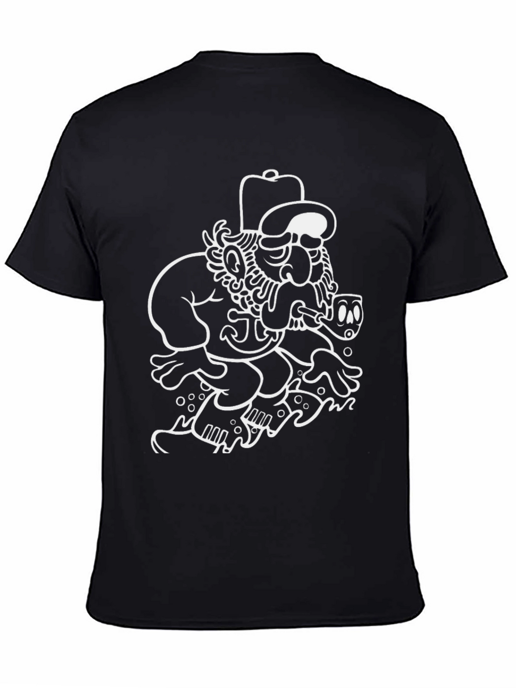 Nautical Sailor Cartoon Graphic T-Shirt