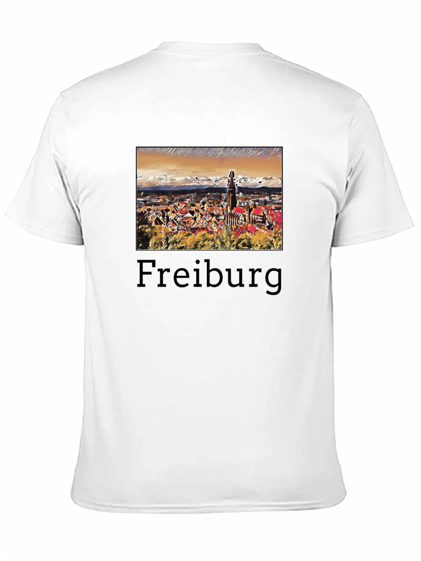 Freiburg Germany Cityscape Graphic T-Shirt