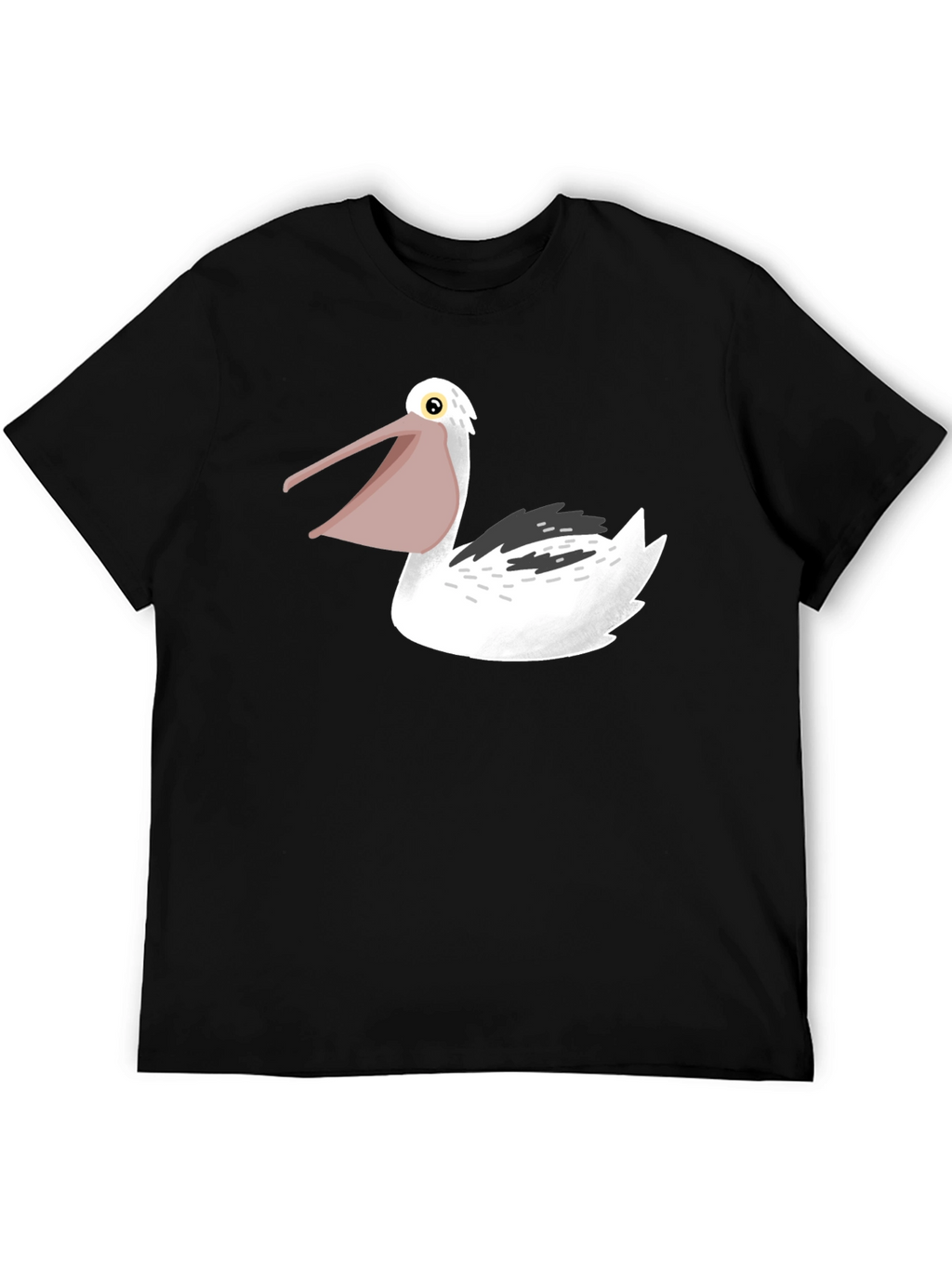 Pelican Graphic Tee - Black Cotton T-Shirt