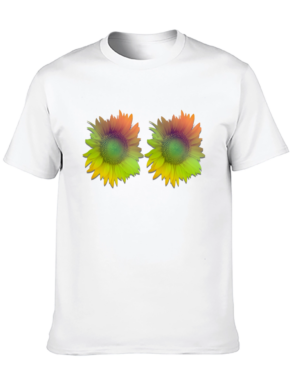Sunflower Graphic Tee - Stylish Black T-Shirt