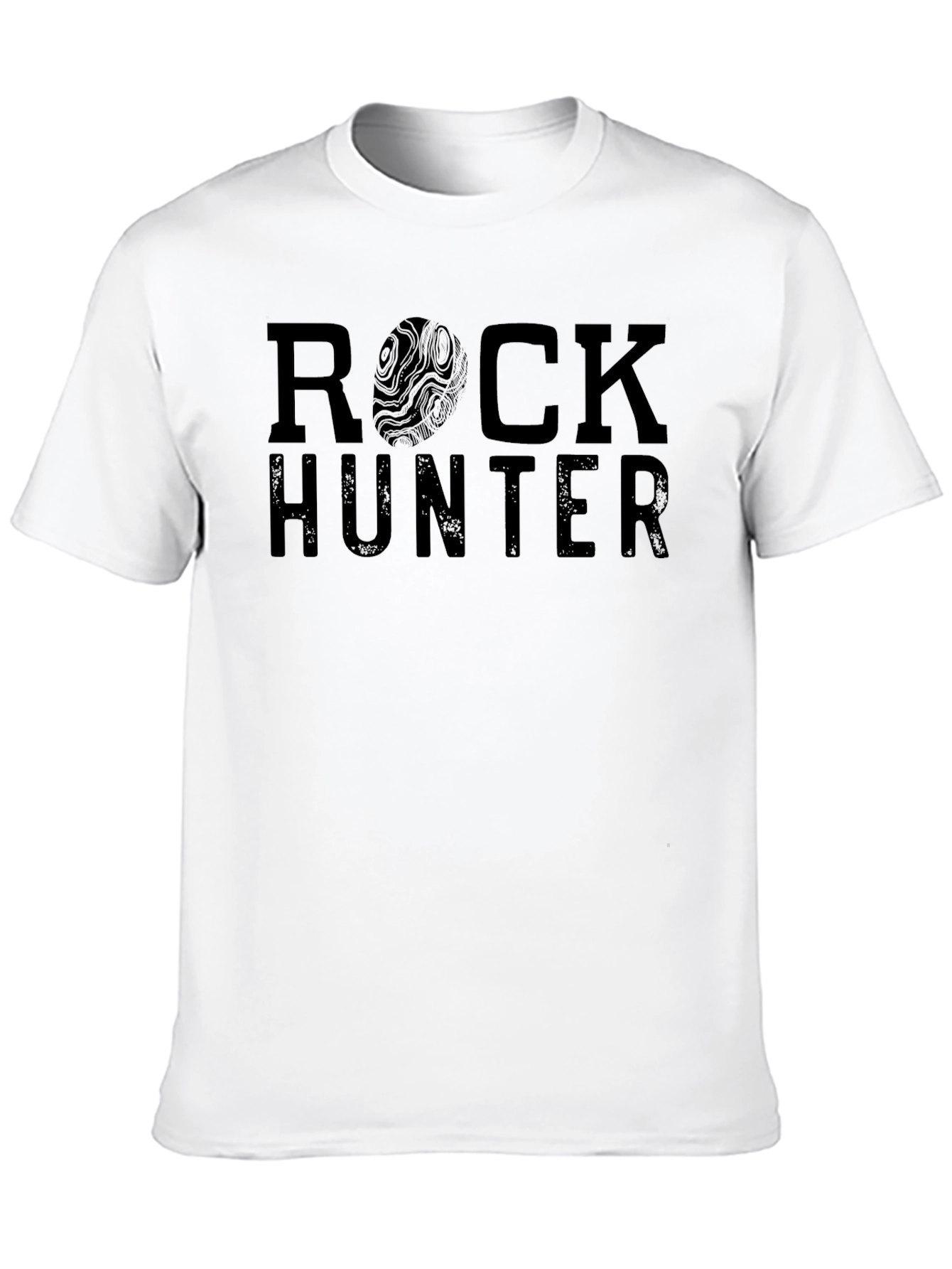 Rock Hunter Graphic T-Shirt - Black Cotton Tee