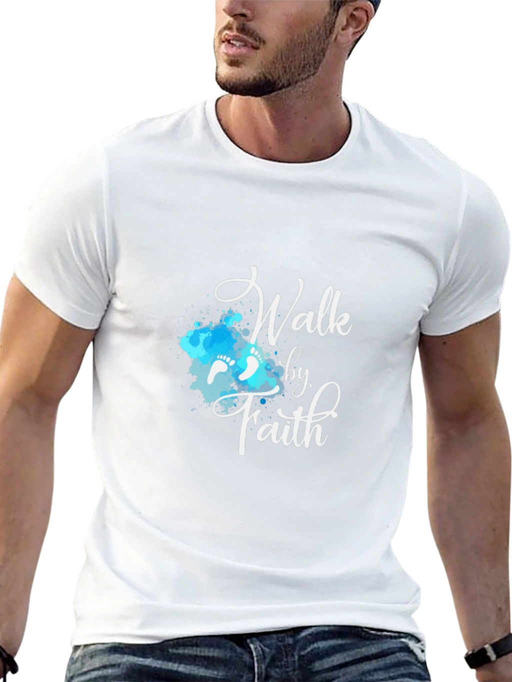Walk By Faith Christian T-Shirt