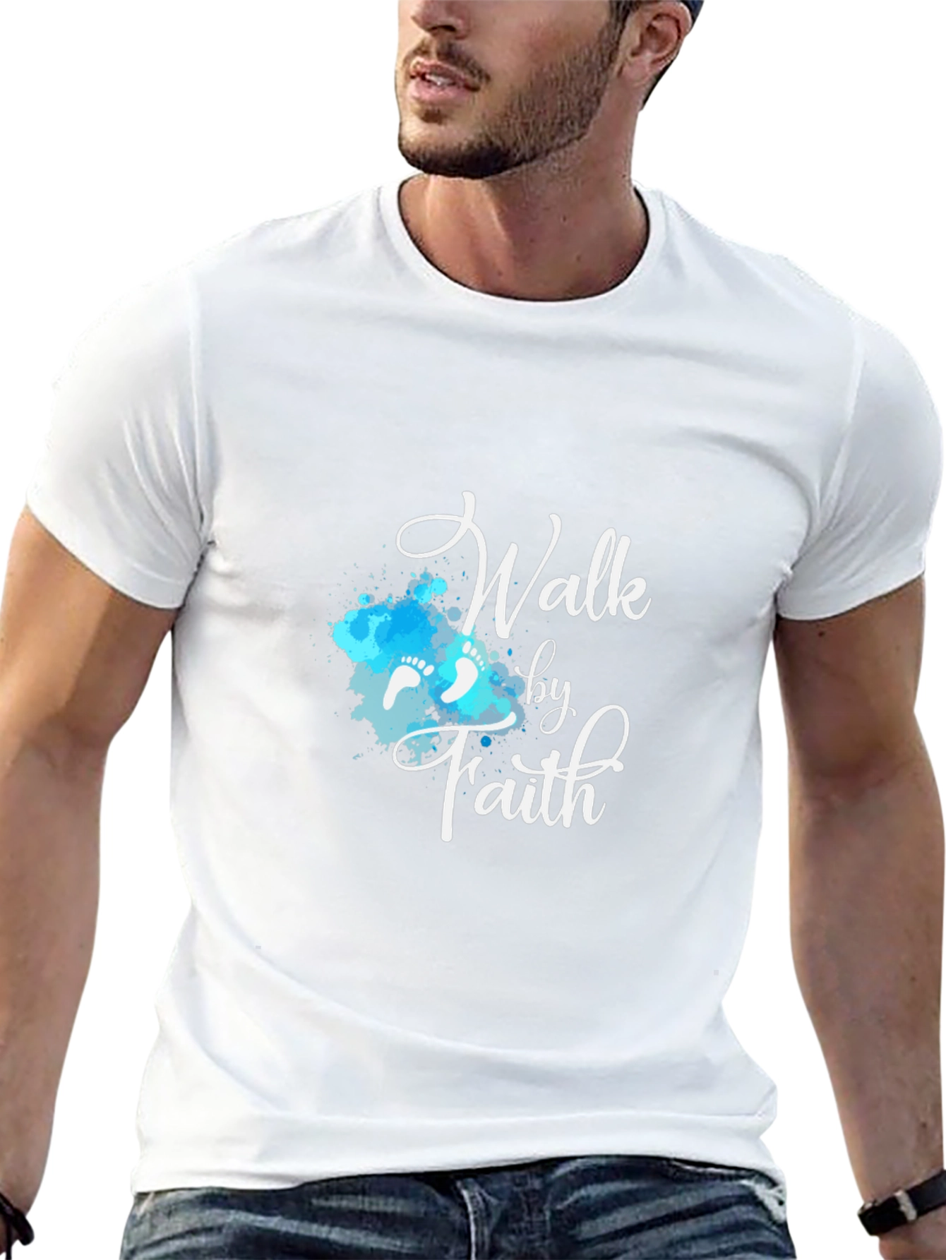 Walk By Faith Christian T-Shirt