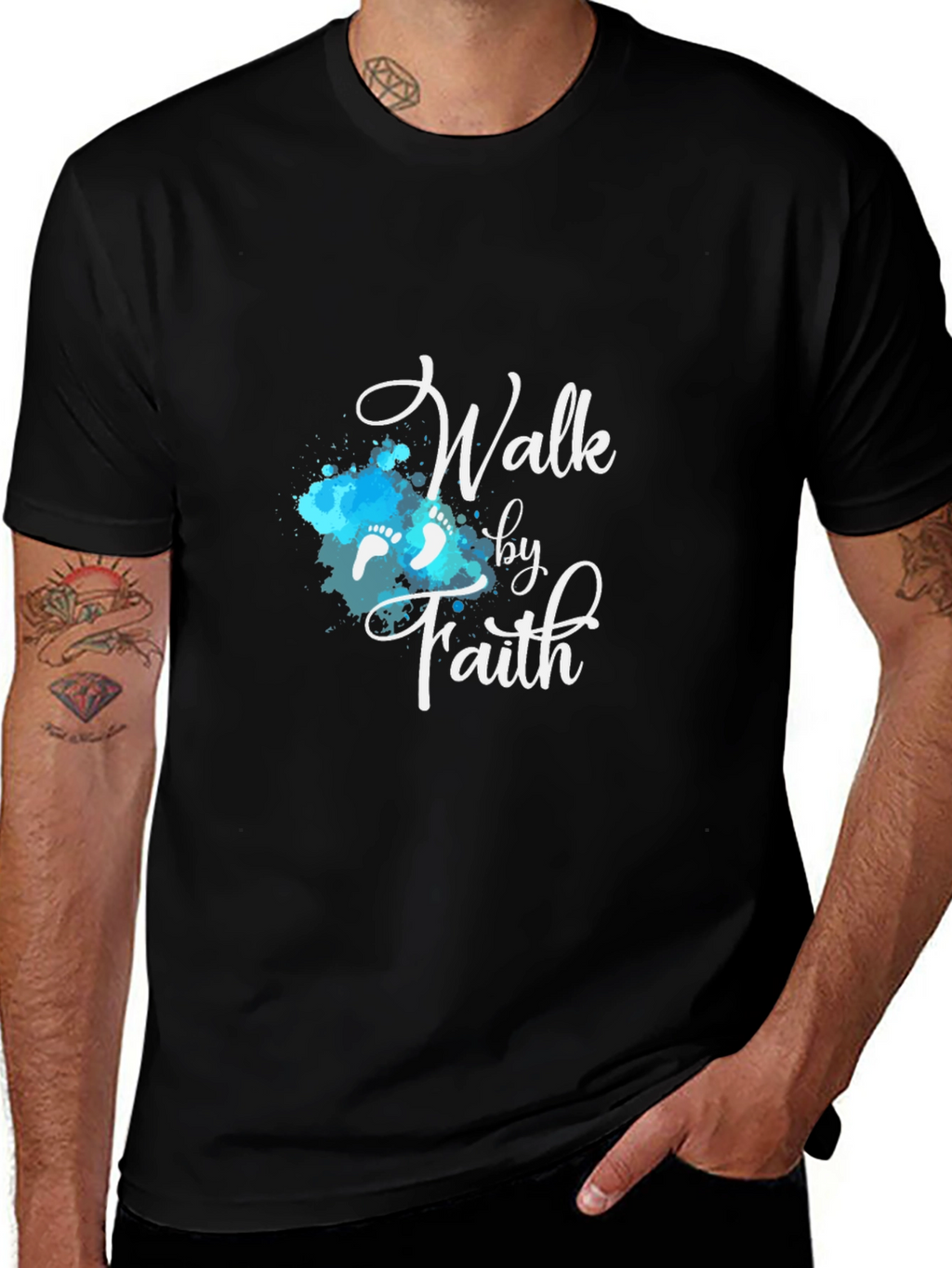 Walk By Faith Christian T-Shirt