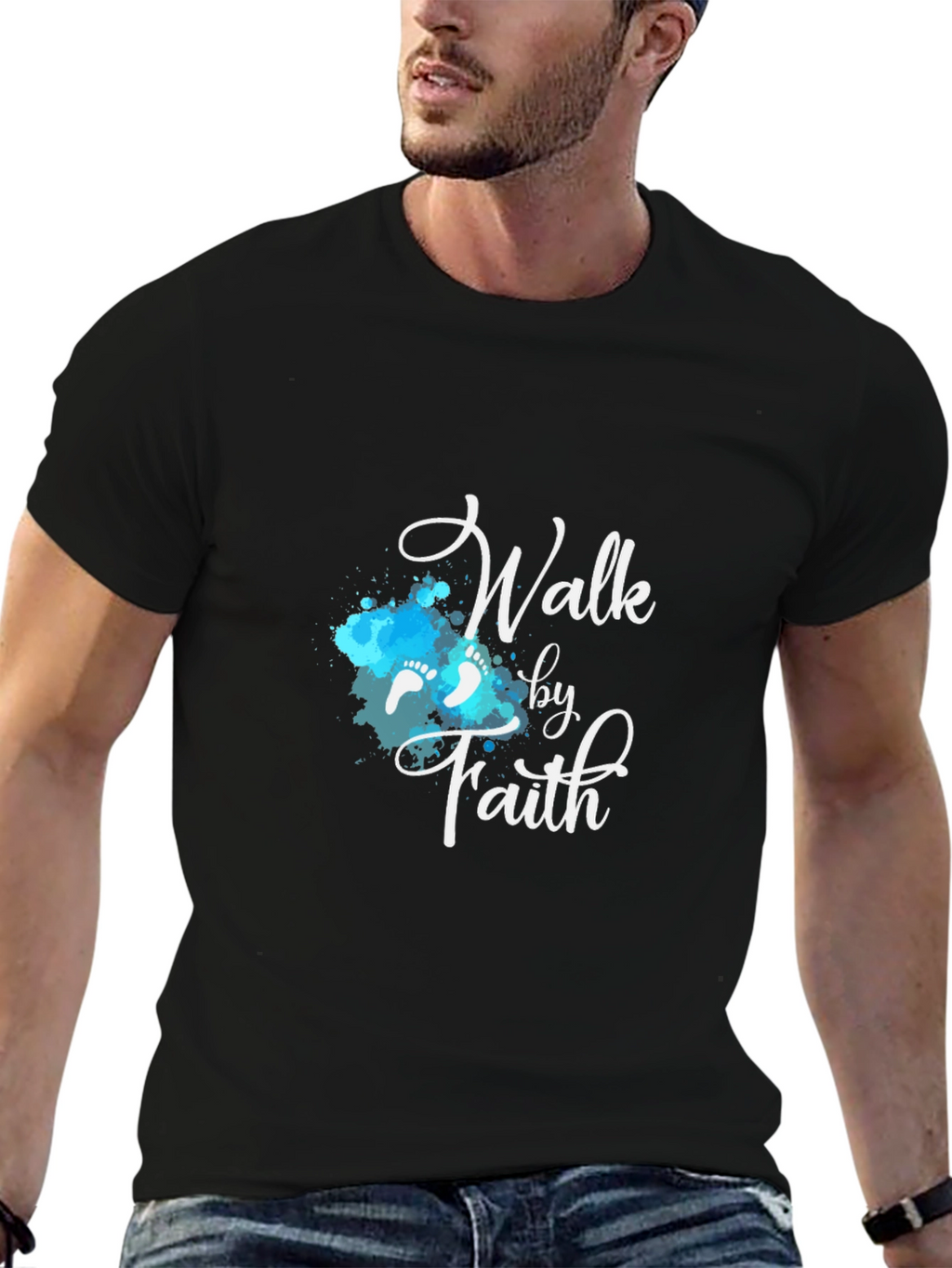 Walk By Faith Christian T-Shirt