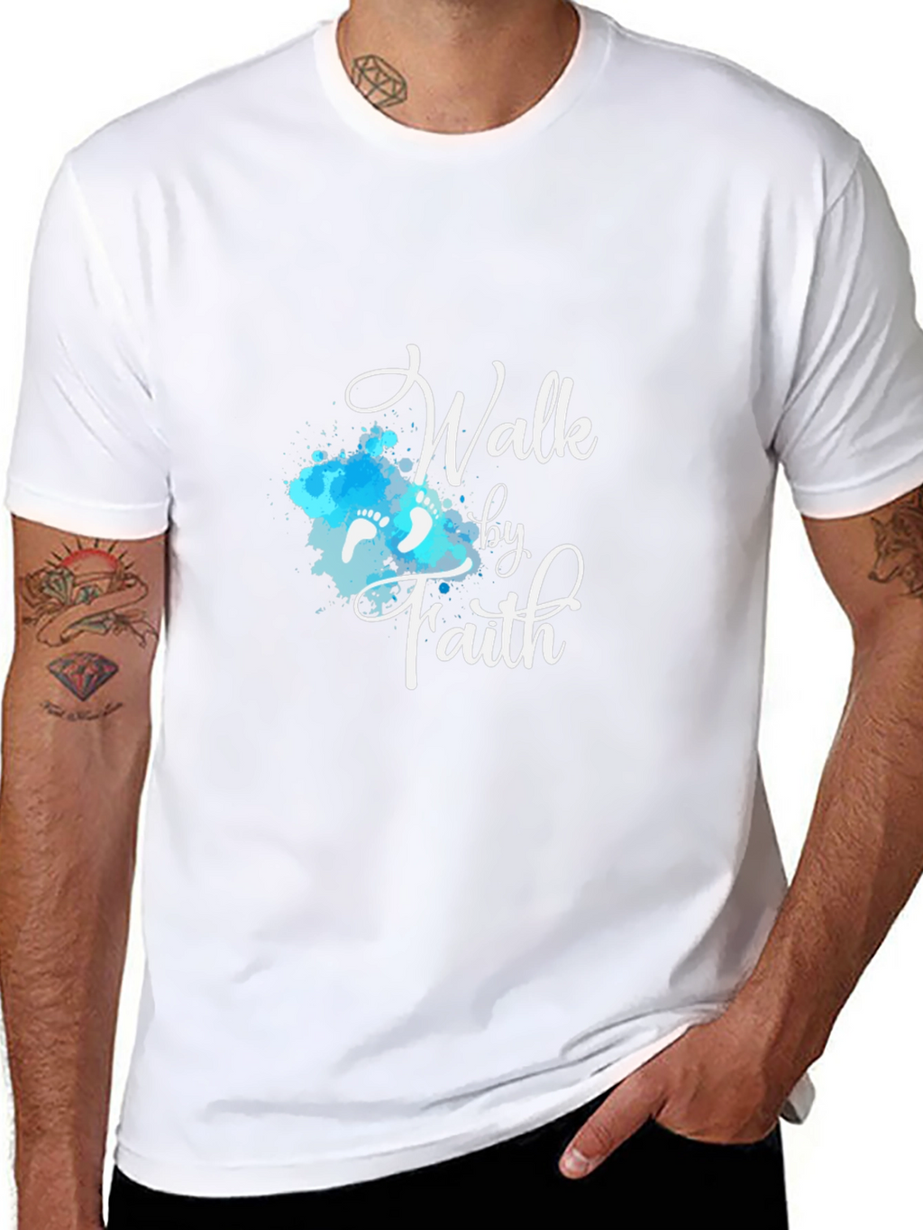 Walk By Faith Christian T-Shirt