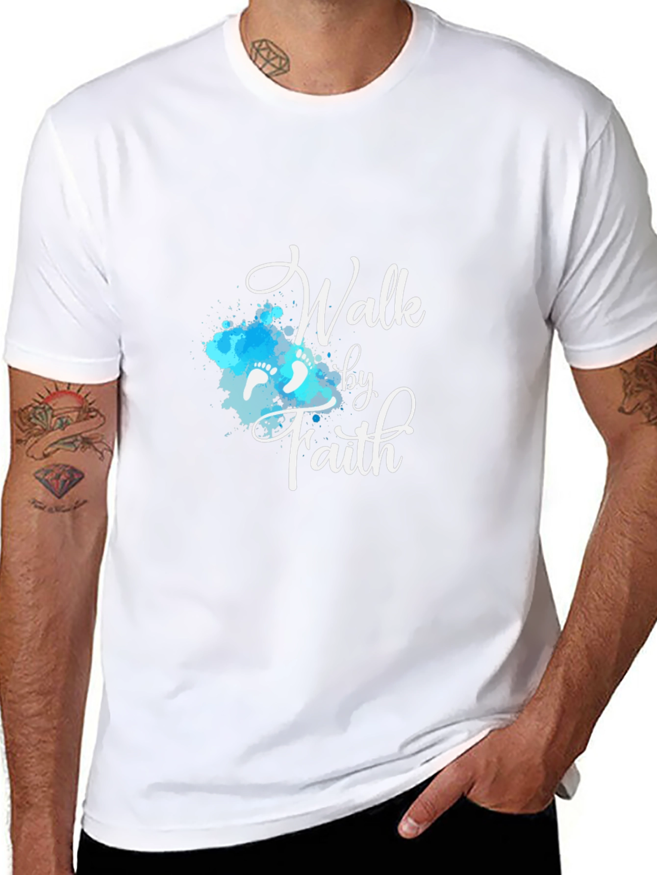 Walk By Faith Christian T-Shirt