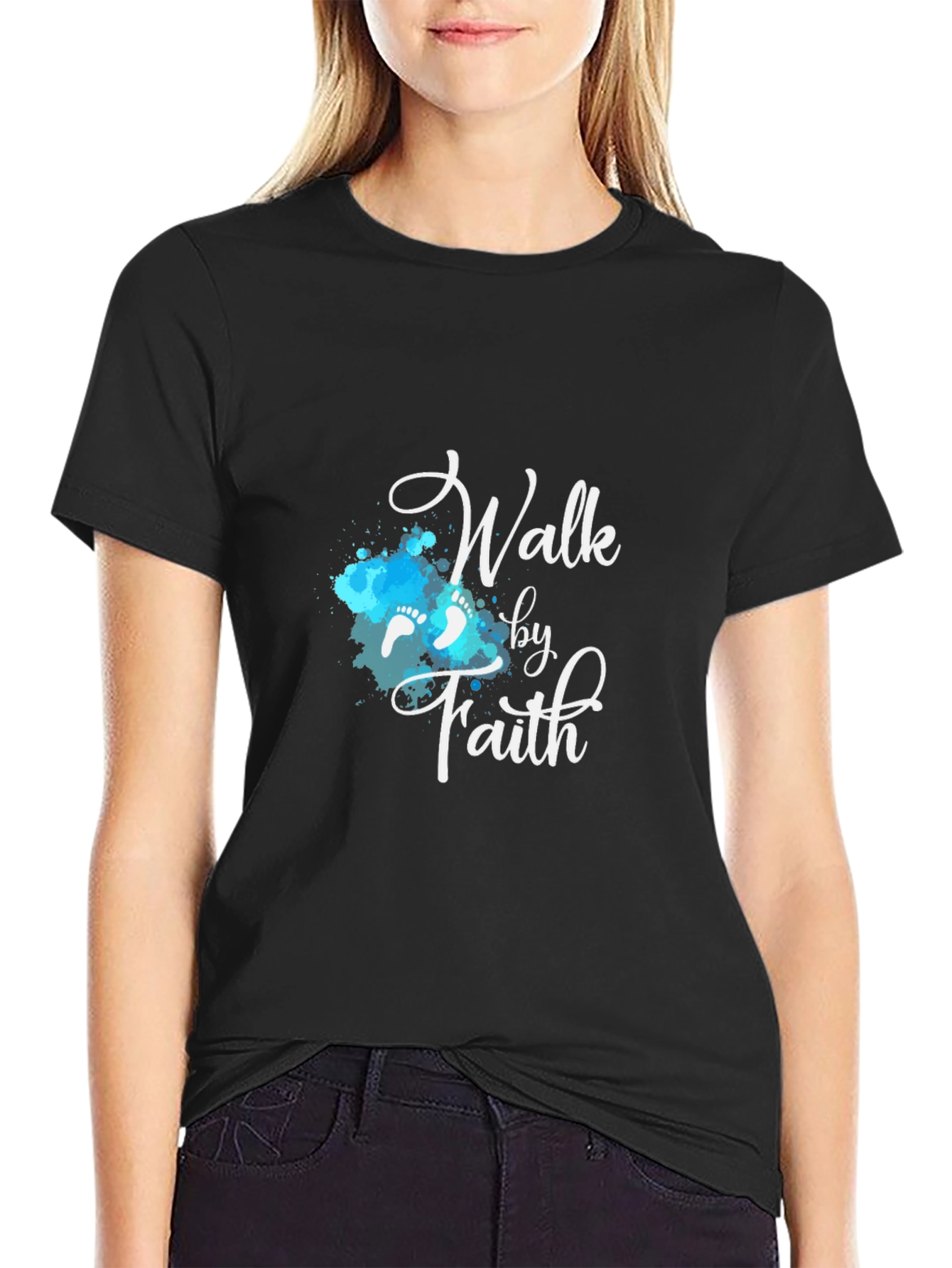 Walk By Faith Christian T-Shirt