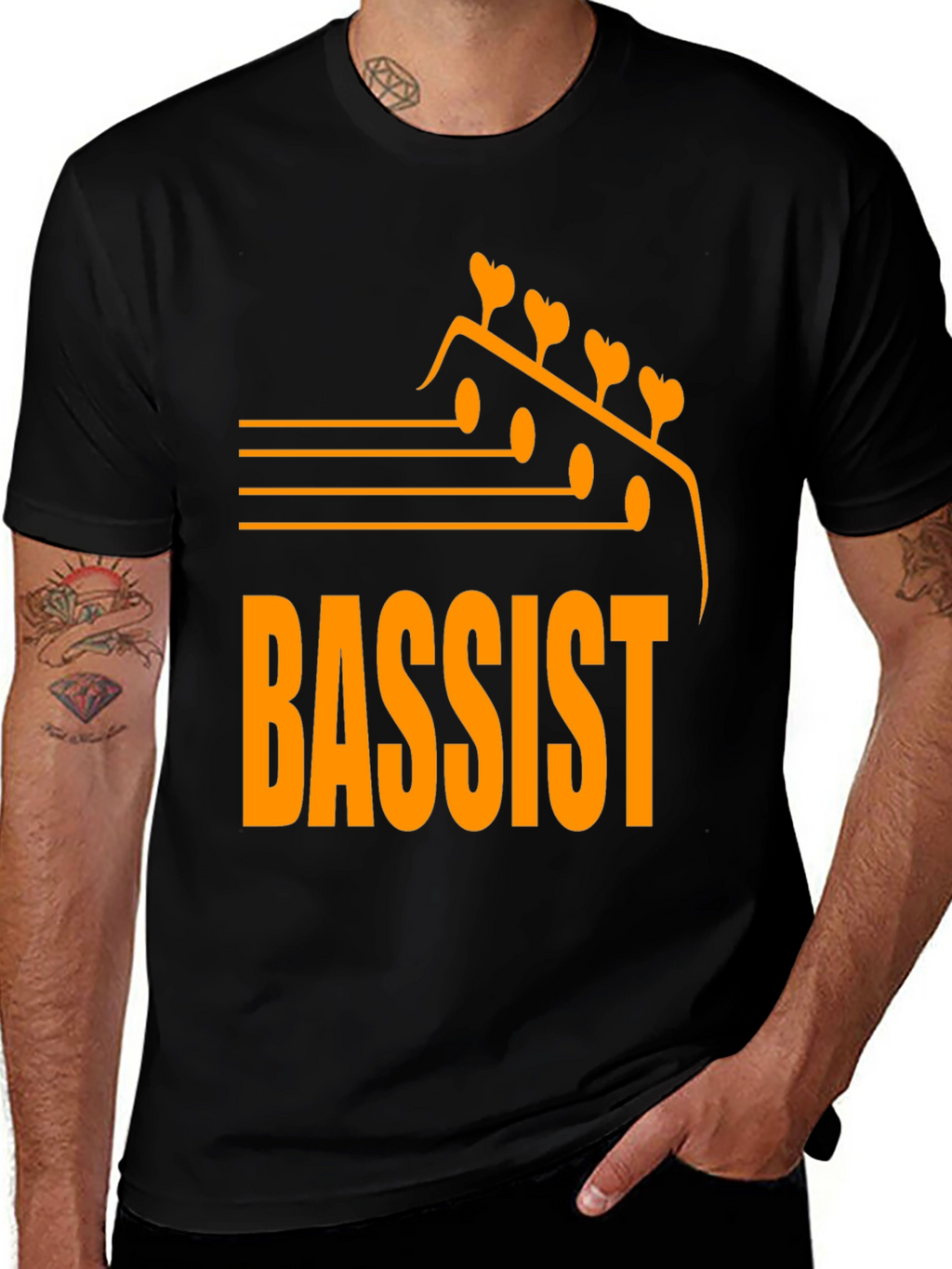 Bassist Graphic T-Shirt - Musician Apparel