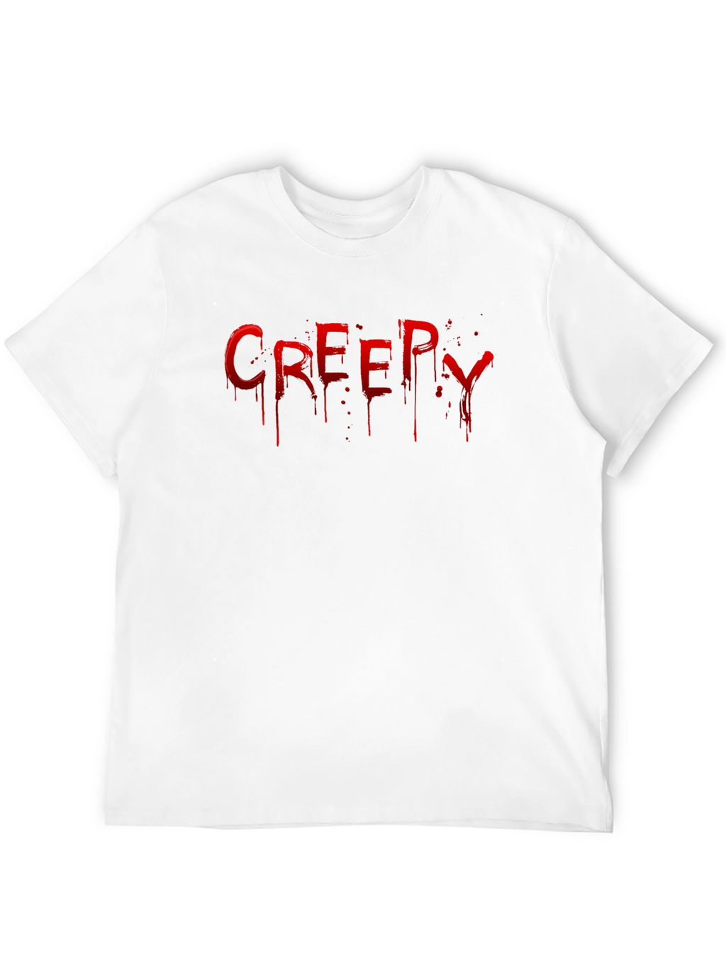 Creepy Drip Graphic T-Shirt - Black