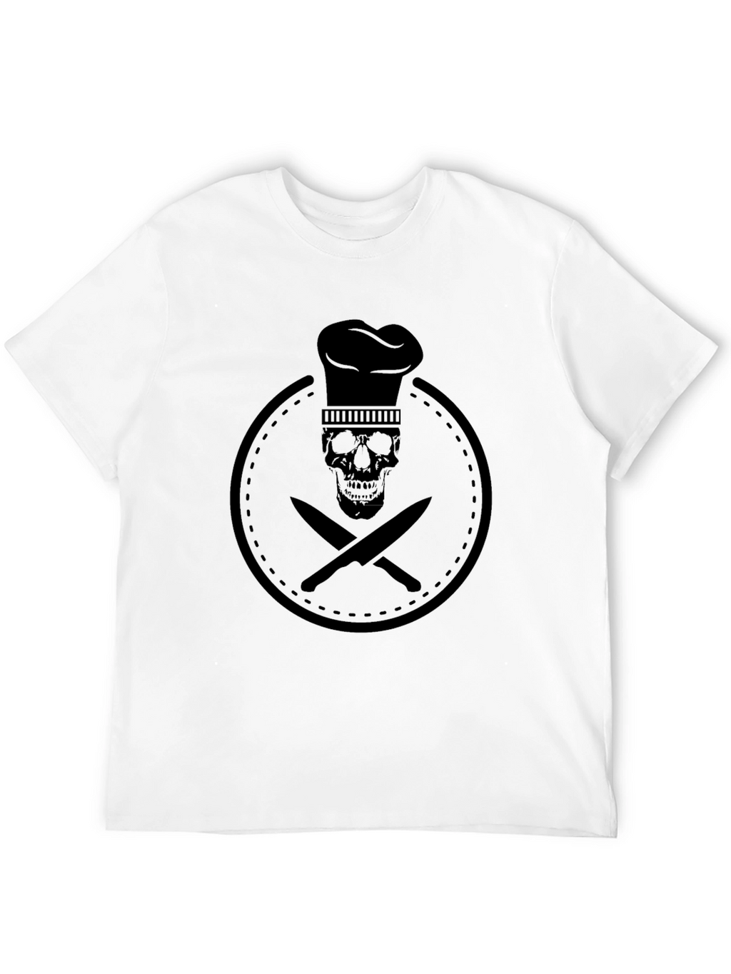Chef Skull T-Shirt - Culinary Skeleton Graphic Tee