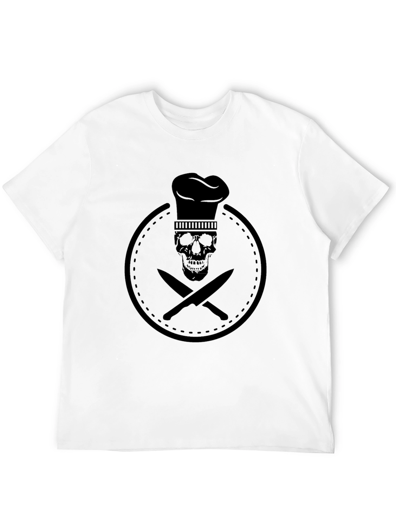 Chef Skull T-Shirt - Culinary Skeleton Graphic Tee