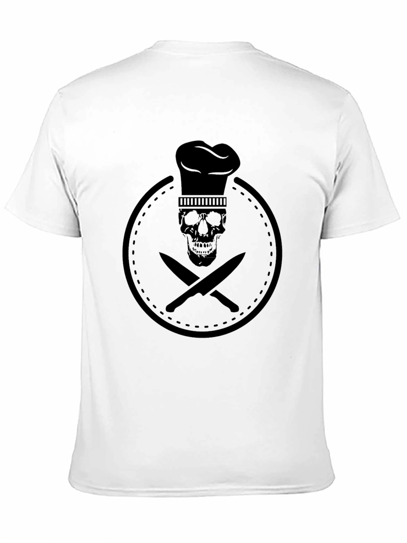 Chef Skull T-Shirt - Culinary Skeleton Graphic Tee