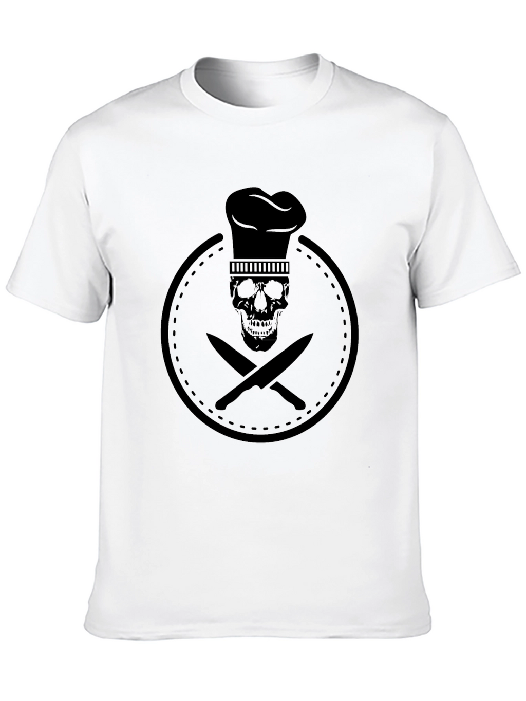 Chef Skull T-Shirt - Culinary Skeleton Graphic Tee