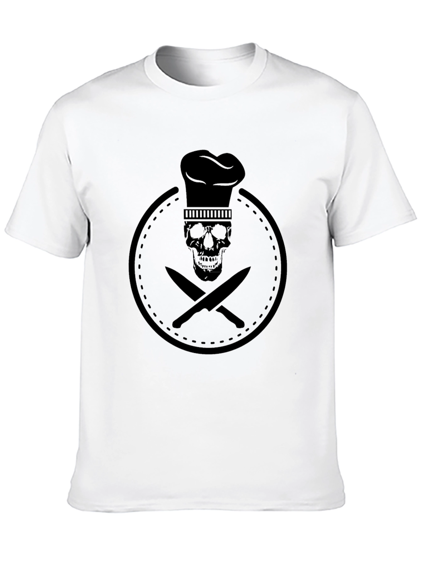 Chef Skull T-Shirt - Culinary Skeleton Graphic Tee
