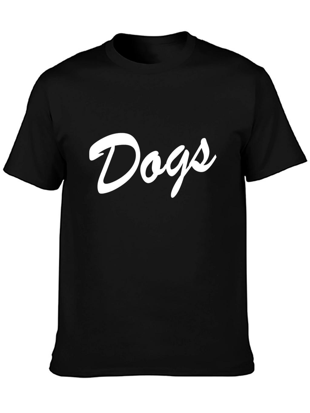 Dogs Graphic Black T-Shirt