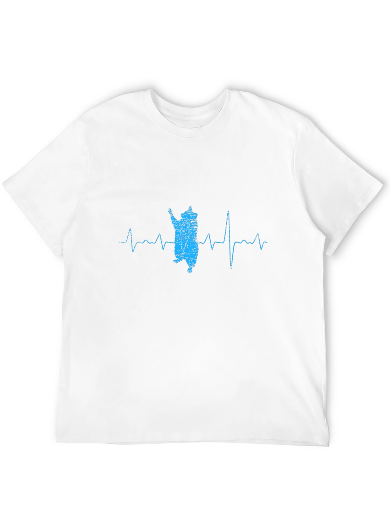 Raccoon Heartbeat Graphic T-Shirt