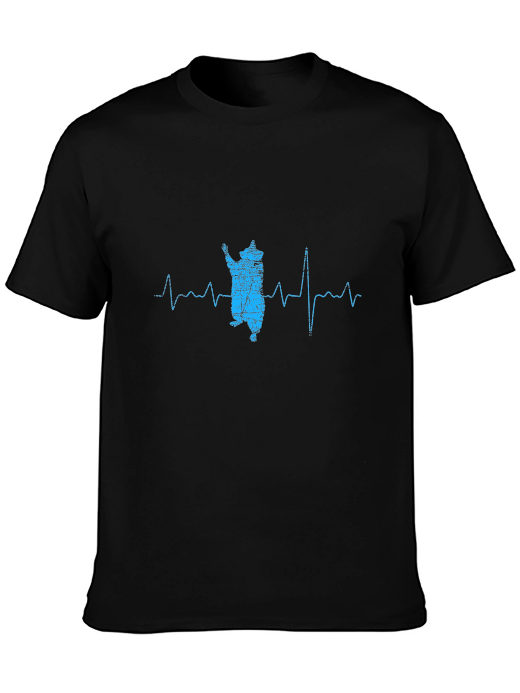 Raccoon Heartbeat Graphic T-Shirt