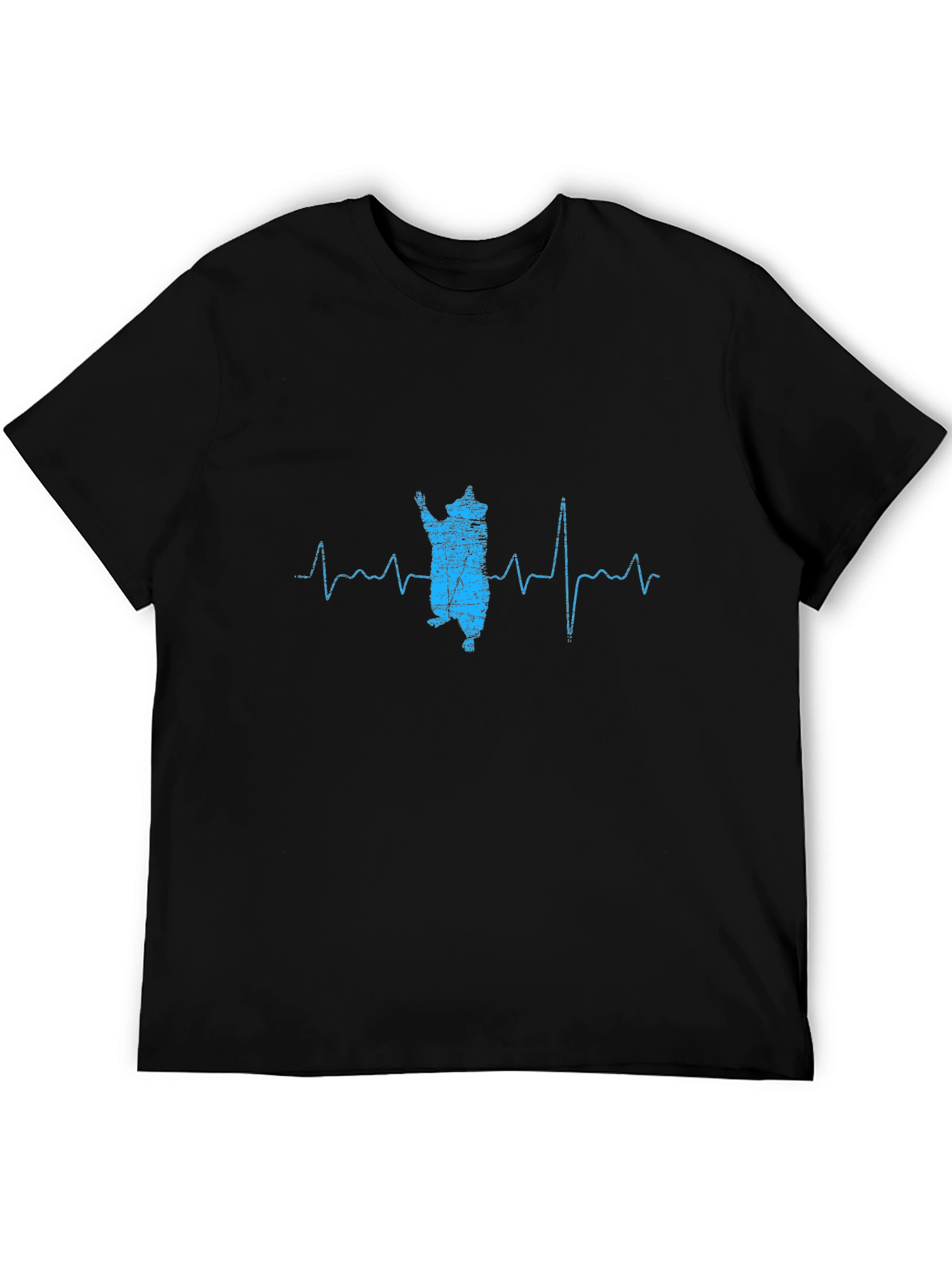 Raccoon Heartbeat Graphic T-Shirt