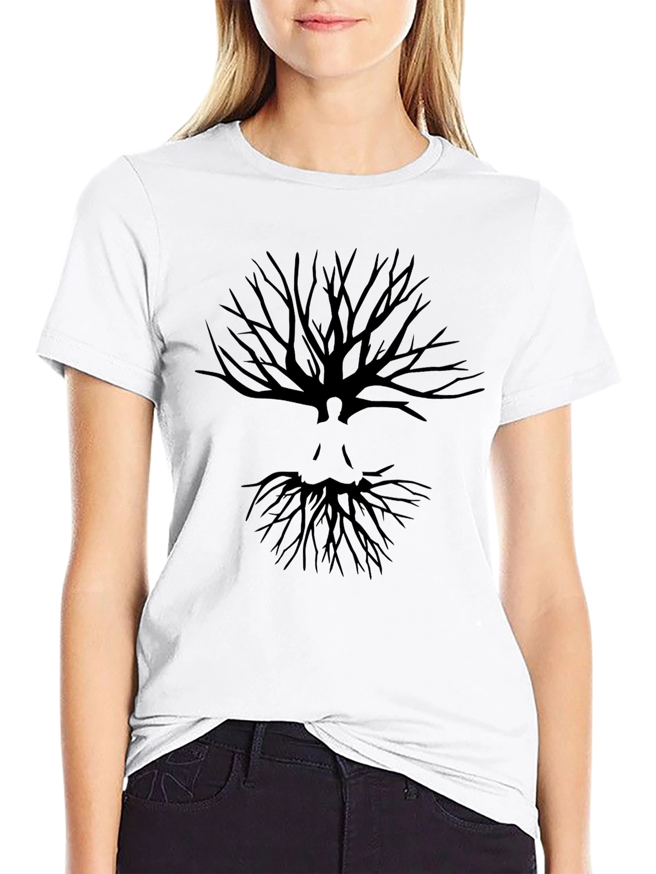 Tree of Life Silhouette Mens Graphic Tee