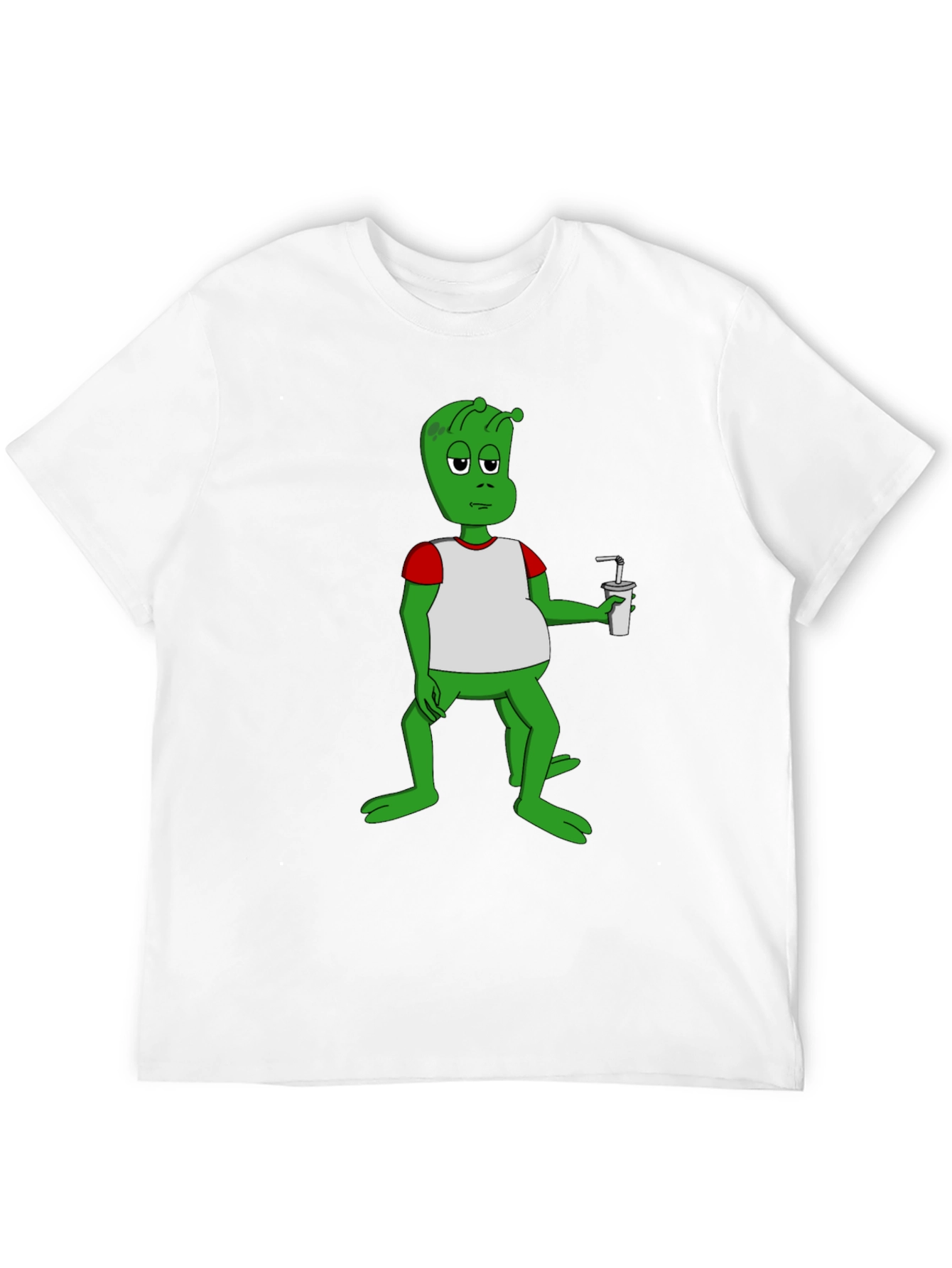 Alien Cartoon Graphic T-Shirt