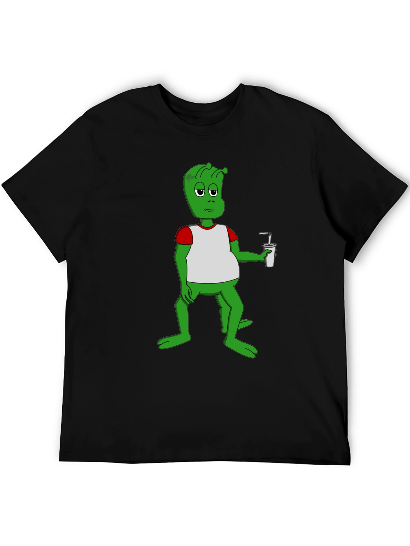 Alien Cartoon Graphic T-Shirt