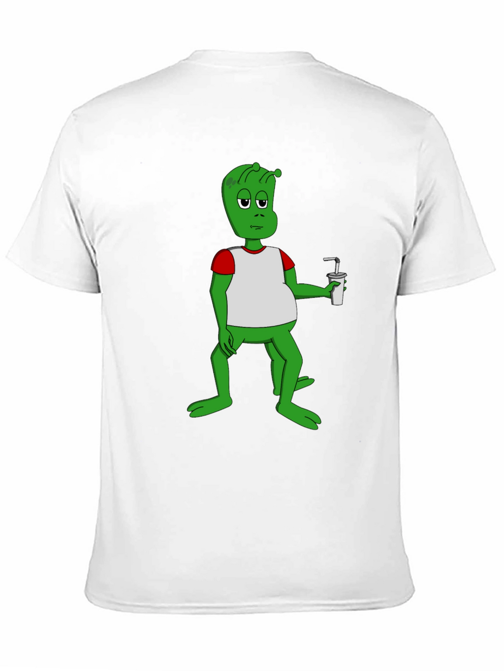 Alien Cartoon Graphic T-Shirt