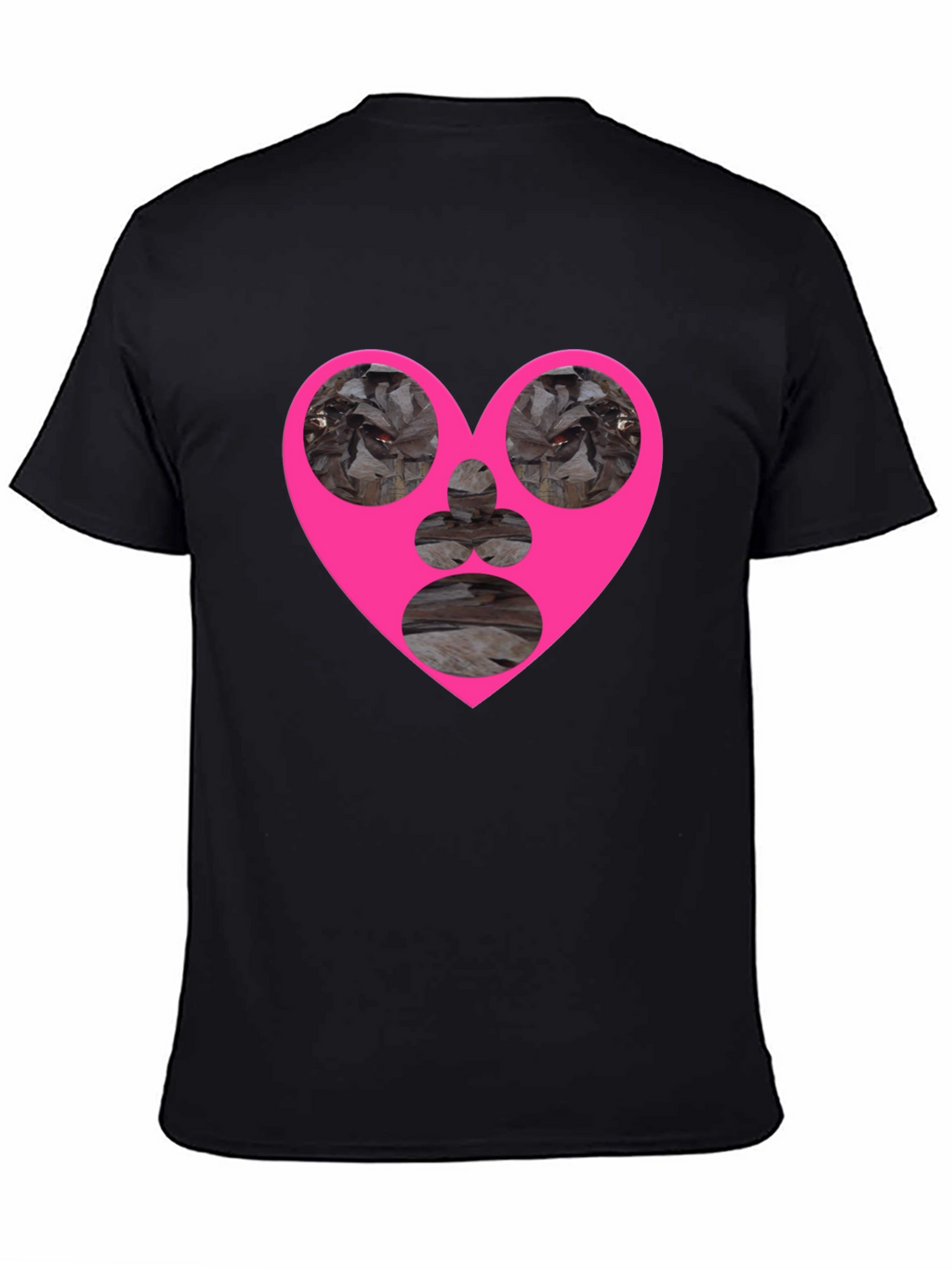 Heart Graphic Black T-Shirt