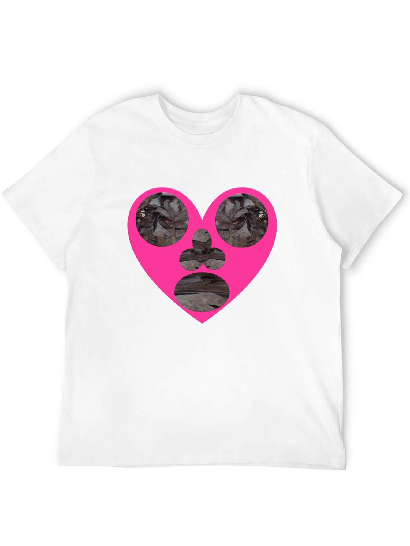 Heart Graphic Black T-Shirt